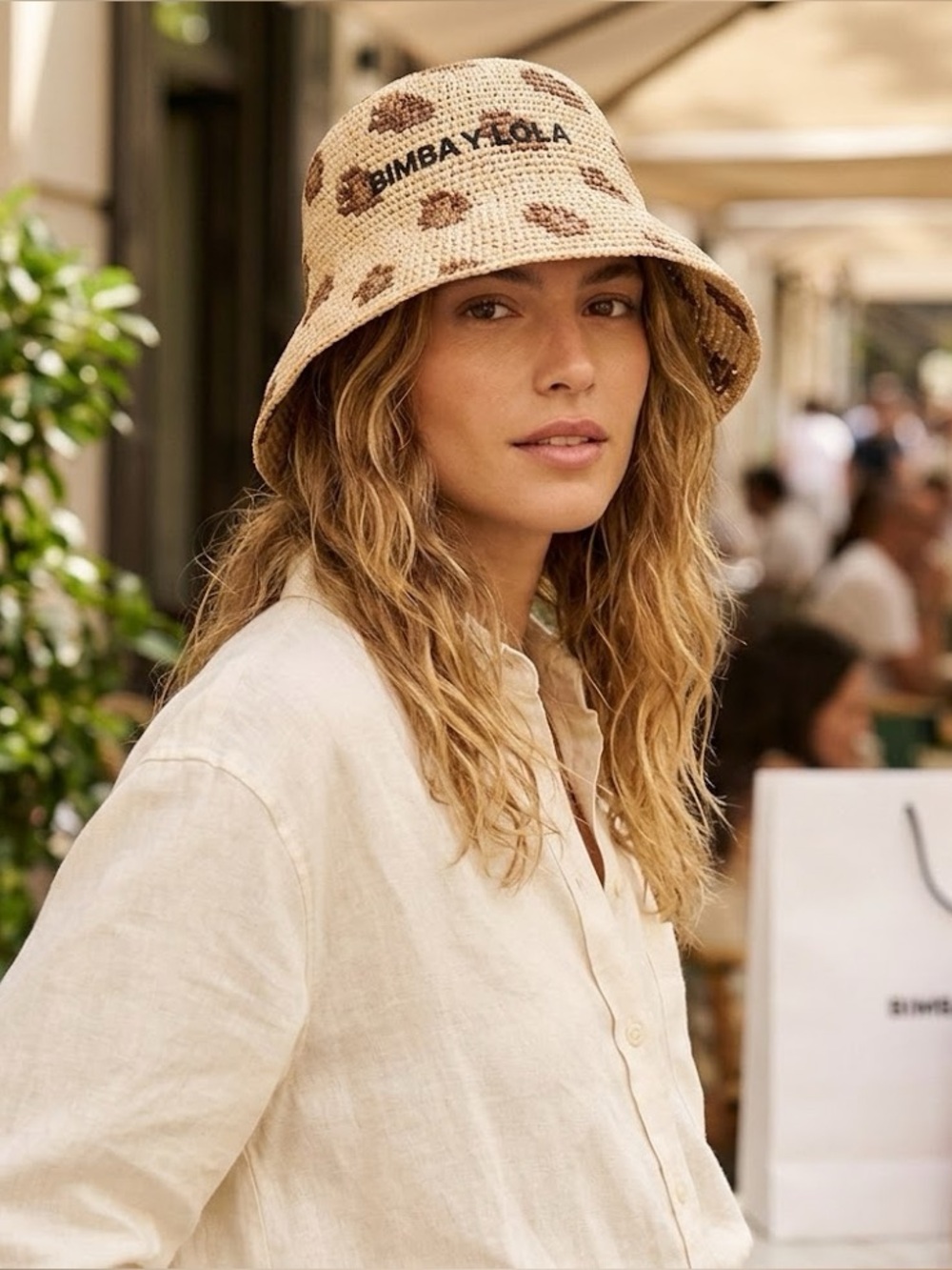 NEW Bomba y Lola Tan and Brown Leopard Print Bucket Hat